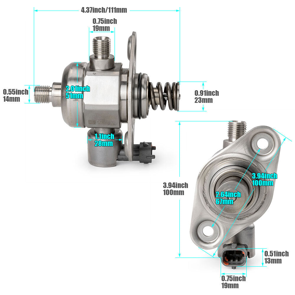 High-pressure fuel pump suitable for Chevrolet Camaro 2010 - 2011 Traverse 3.6L 1263492
