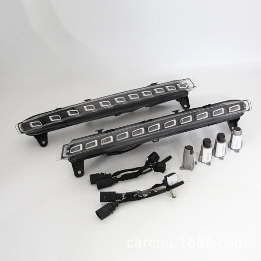 LED Daytime Running Light DRL Turn Signals Fog Lamps Pair for Audi Q7 2007~2009