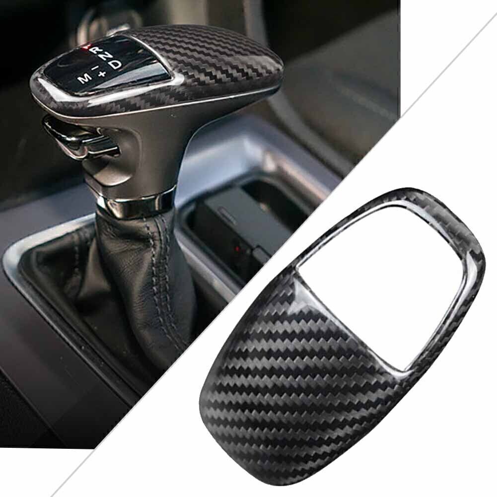 Carbon Fiber Gear Shift Knob Head Cover Trim for Challenger Charger 2015-2020