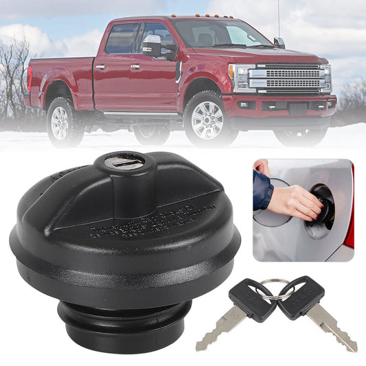 LOCKING Gas Fuel Tank Cap W/Keys MGC791 FITS for FORD F150 F250 F250 F350 F450