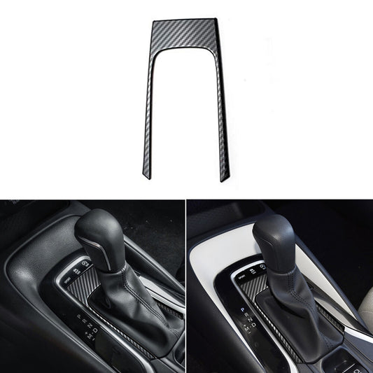 Carbon Fiber Inner Gear Shifter Frame Cover Trim for Toyota for Corolla 2014-2018