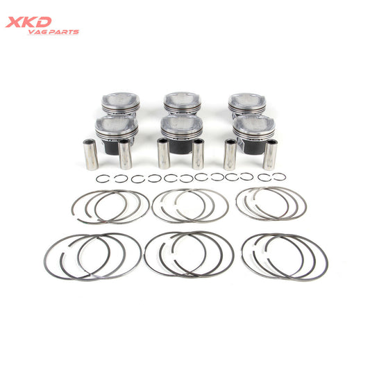 3.0T PistonRing Assembly Fit for Audi for A4 for A5 for A6 A7 Q7 CREC CRED CREH 06E107065DS