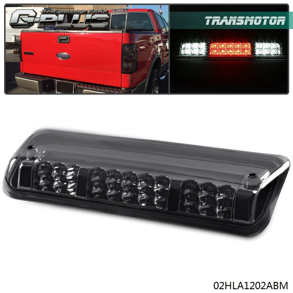 Suitable for 2004-2008 F150/Explorer. Black/smoked rear third brake + cargo LED taillights.
