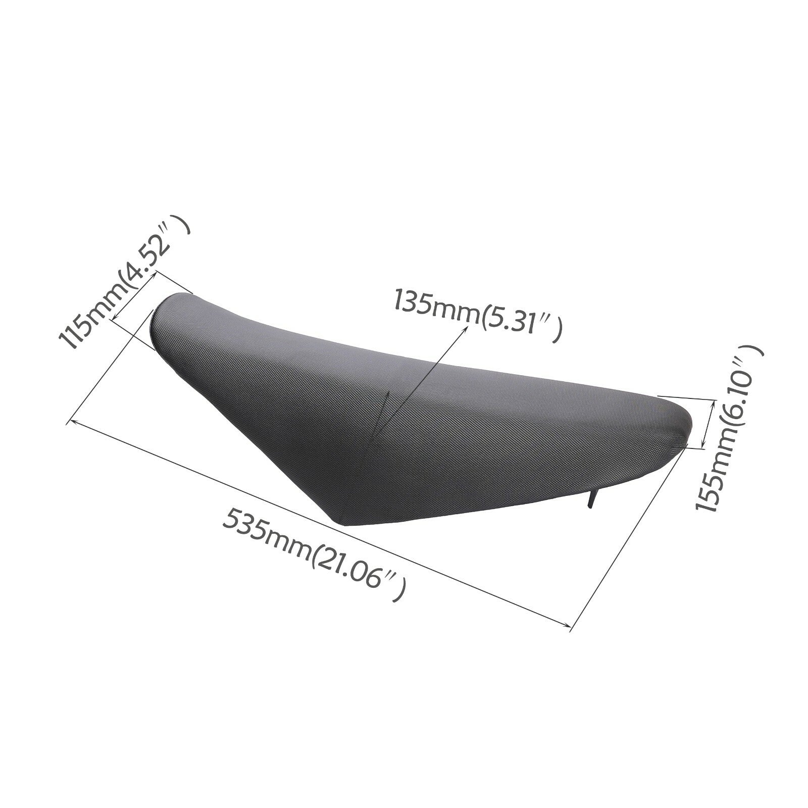 Black Plastics Kit Tank for Seat for Honda CRF70 XR70 Pit Dirt Bike 140cc 150cc 160c