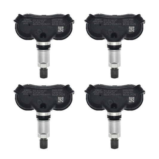 4x Tire Pressure Sensor 315 MHz ?for Hyundai Kona for Genesis Sonata for Kia Rio Spectra