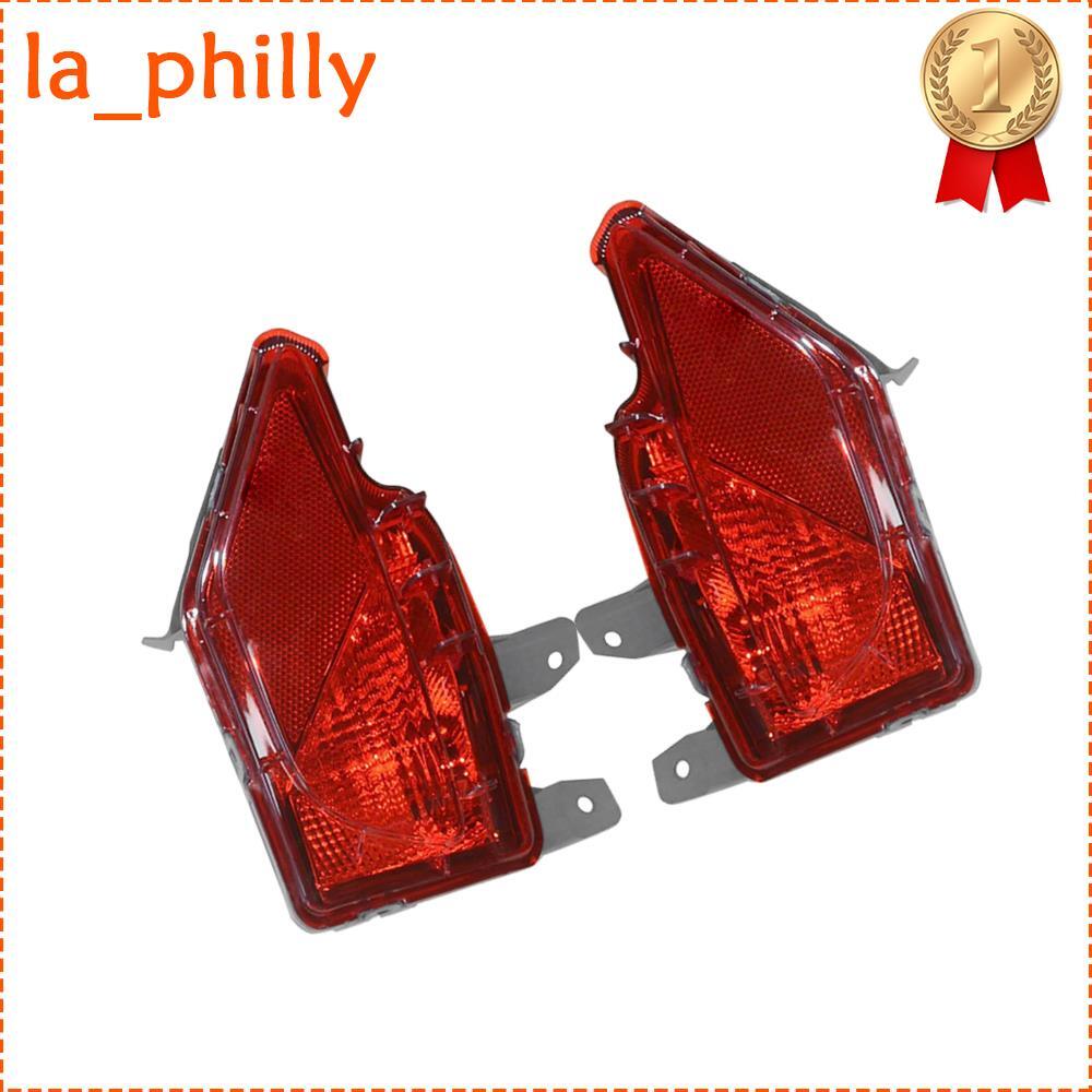 2Pcs Rear Bumper Reflector Light Lamp Red Left+Right Side For RAV4 2016-2018
