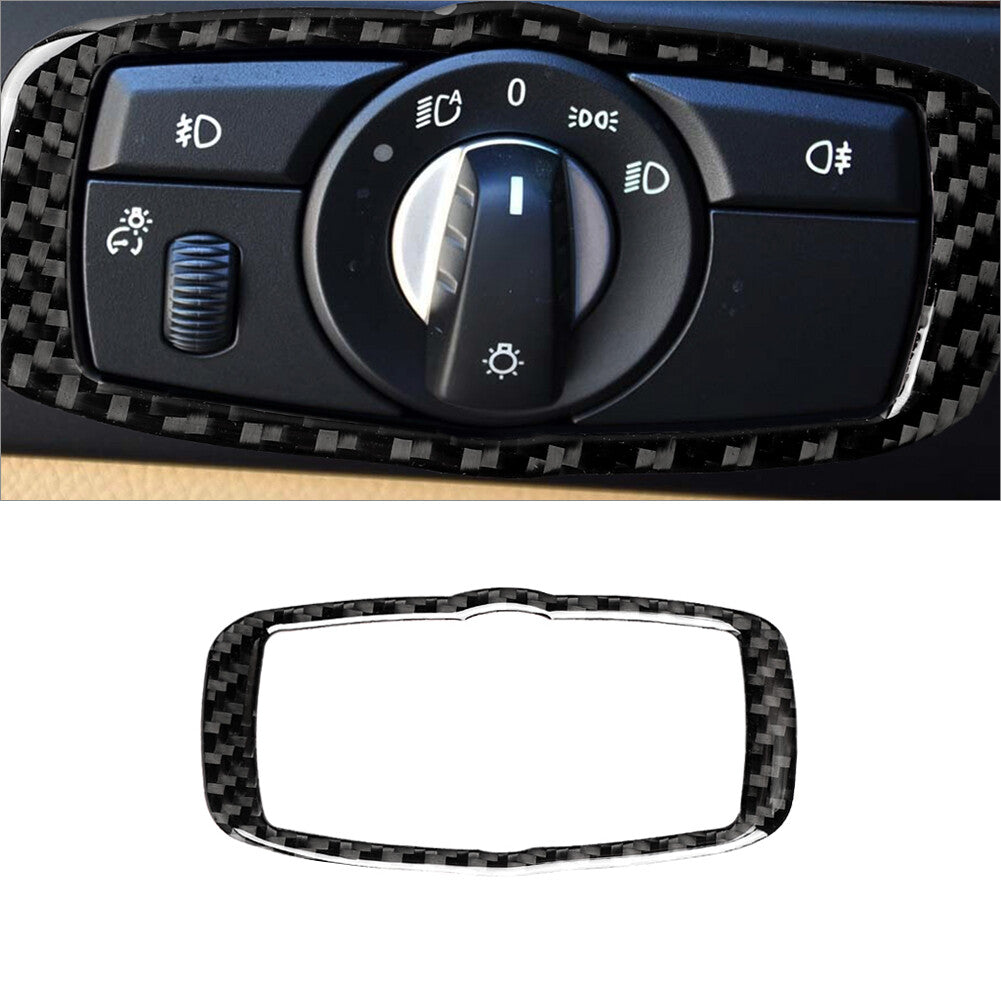 16Pcs Carbon Fiber Full Set Interior Cover Trim for BMW X5 E70 X6 E71 2008-2013