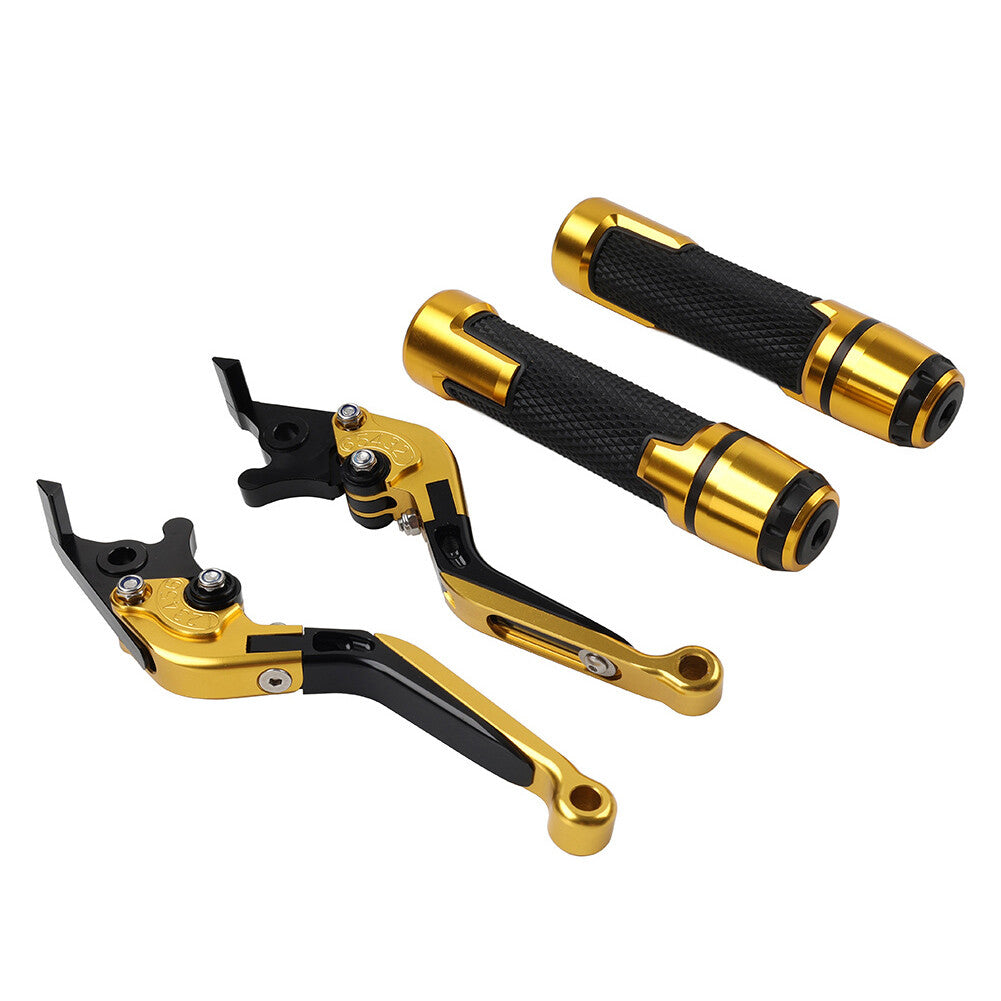 Folding Extendable Brake Clutch Lever Handlebar Grip Set for BMW R1250GS