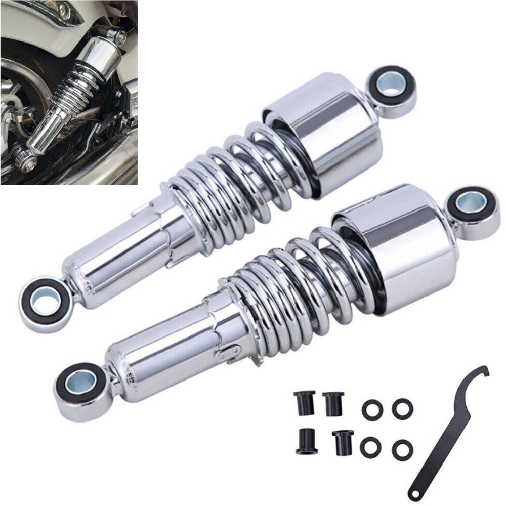 Chrome 267mm 10.5 Rear Shock Absorber Steel for Harley Sportster 883 1200 1200X