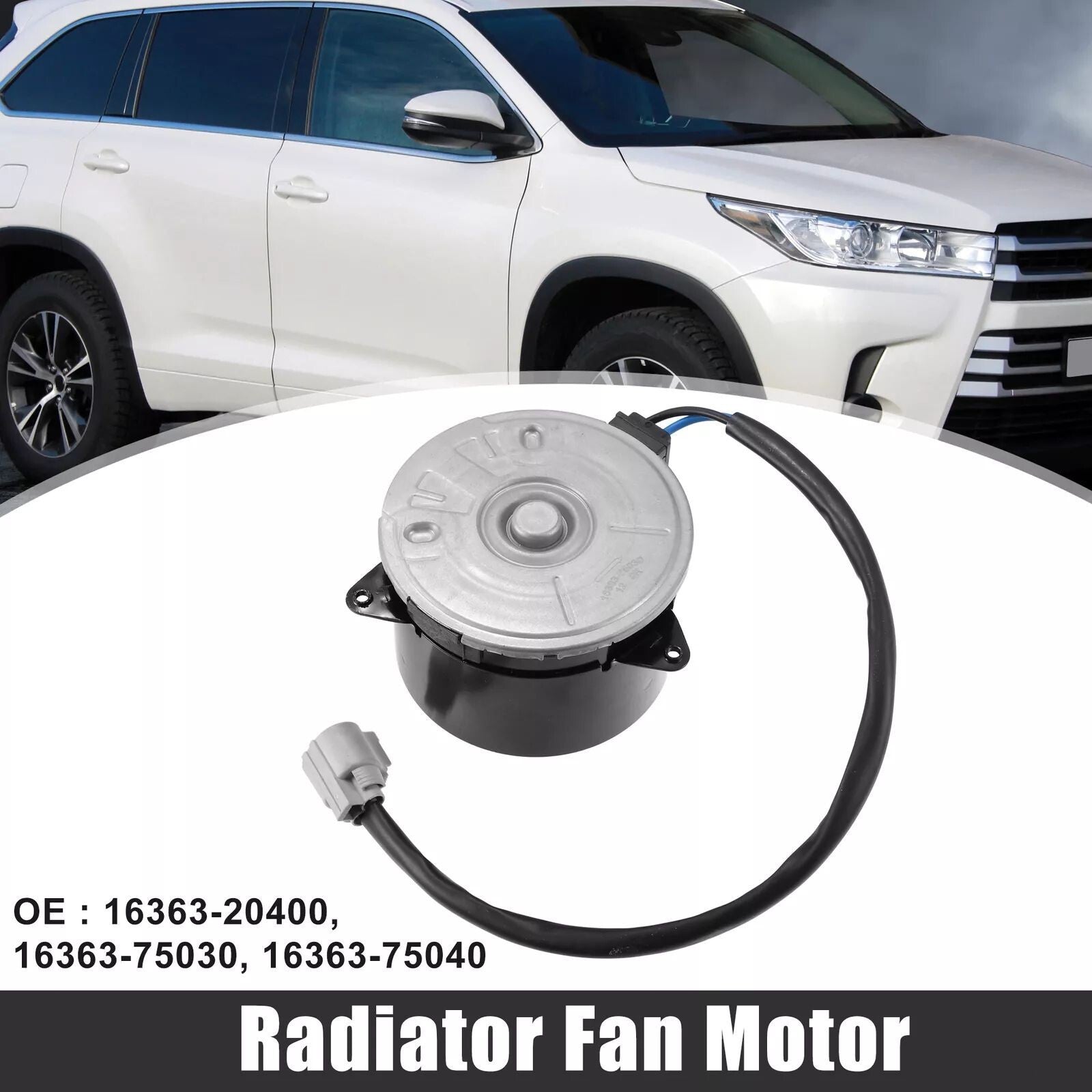 16363-20400 Radiator Fan Motor for Toyota Highlander for Lexus RX400h 06 07 08