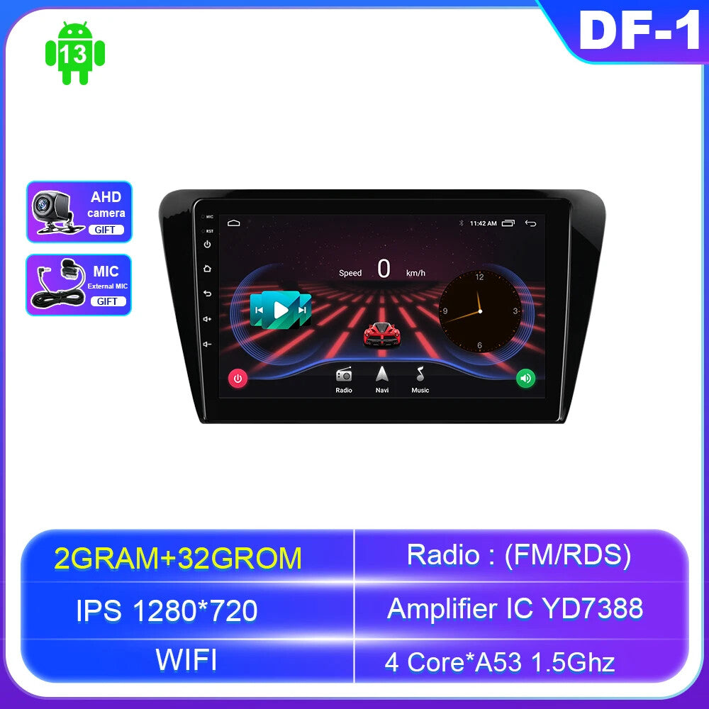 for Volkswagen for Skoda Octavia 3 2013-2018 Car Radio Carplay Player Screen GPS
