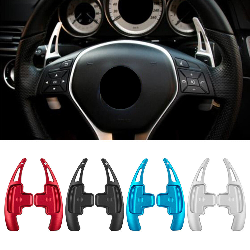 Extended steering wheel paddle shifter suitable for Mercedes-Benz Aberm GLK SLK-Class.
