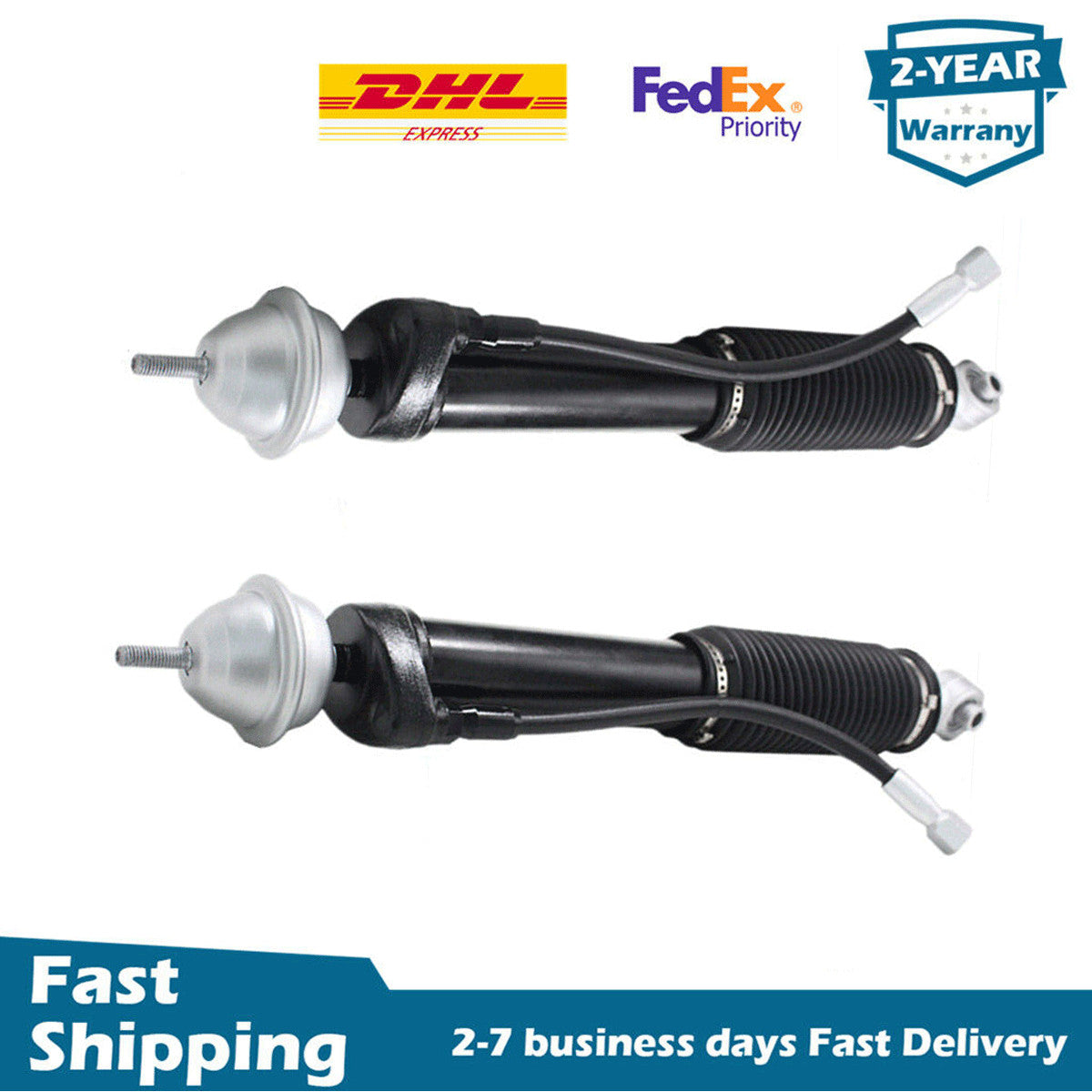2PCS Rear Shock Absorber Struts for Mercedes-Benz W140 S350 S420 S600 1992-1999