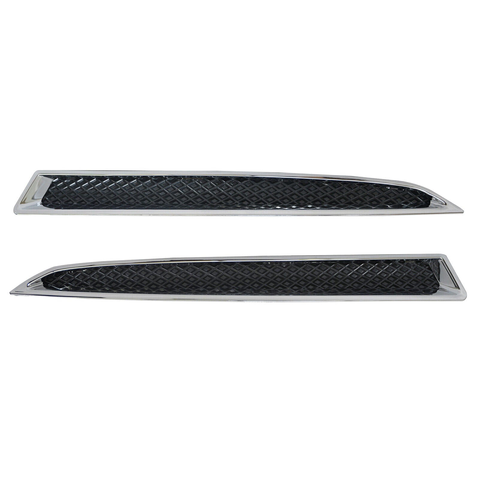 Pair Headlight Lower Trim Chrome Moulding Left Right for Ford Escape 2013-2015