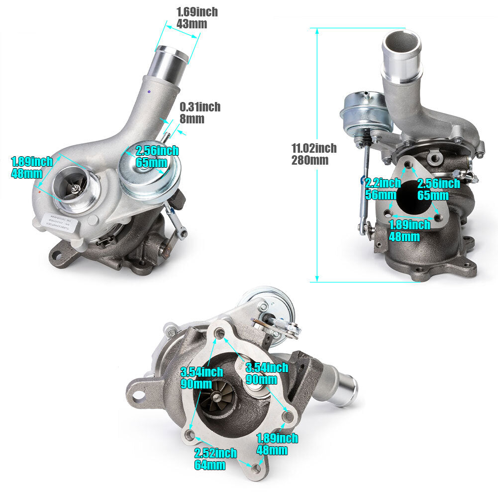 RH+LH AA5E9G438GD Turbo Turbocharger for FORD EXPLORER FLEX TAURUS for LINCOLN MKT