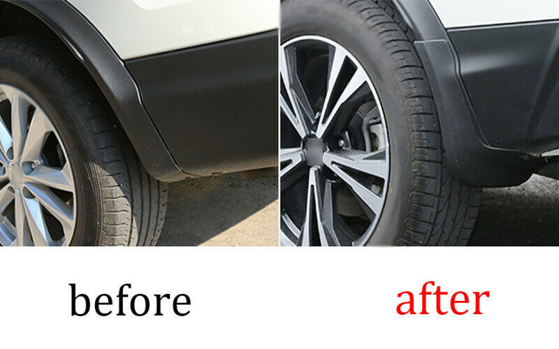 4P for Nissan Rogue Sport 2017-2021 Black Mud Flaps Fender Splash Mudflap Guards