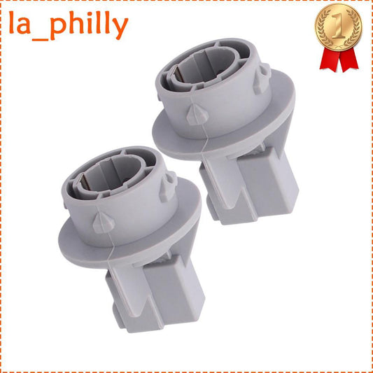 2Pcs For 1988-1993 for Acura Front Car Turn Signal Blinker Light Bulb Socket Gray