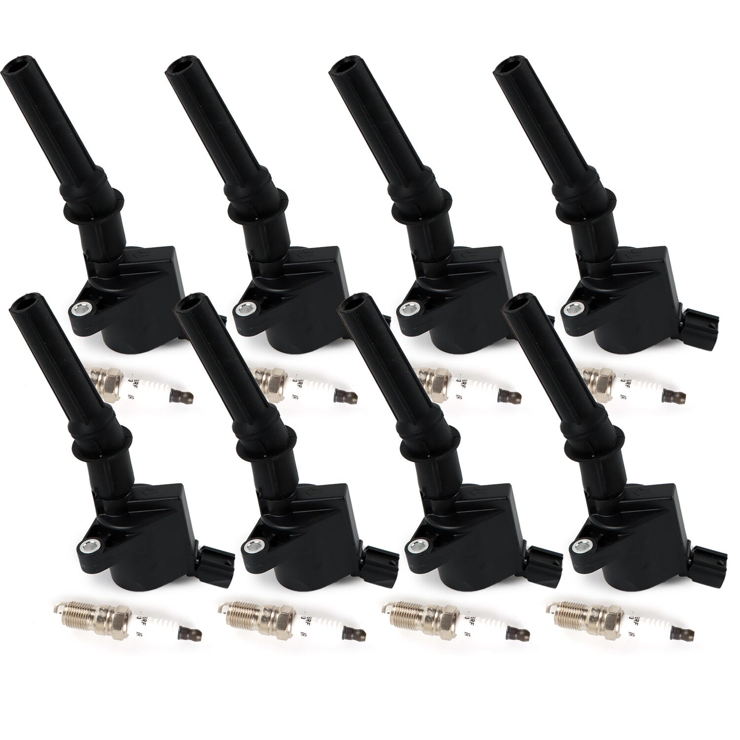 8PCS Set Ignition Coil DG508 Spark Plug SP479 for Ford F150 4.6 5.4L