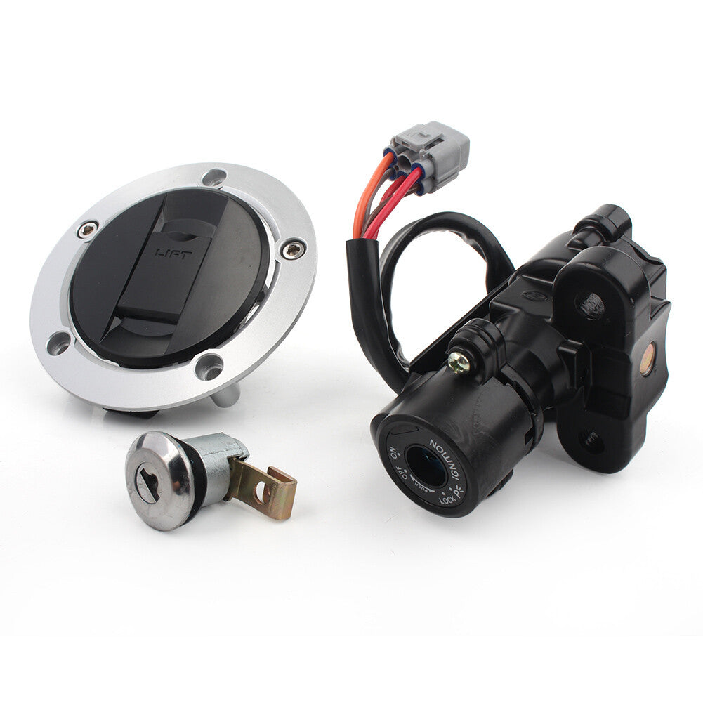 Ignition Switch Fuel Gas Tank Cap Lock Key Set for Suzuki GSXR600 750 1000