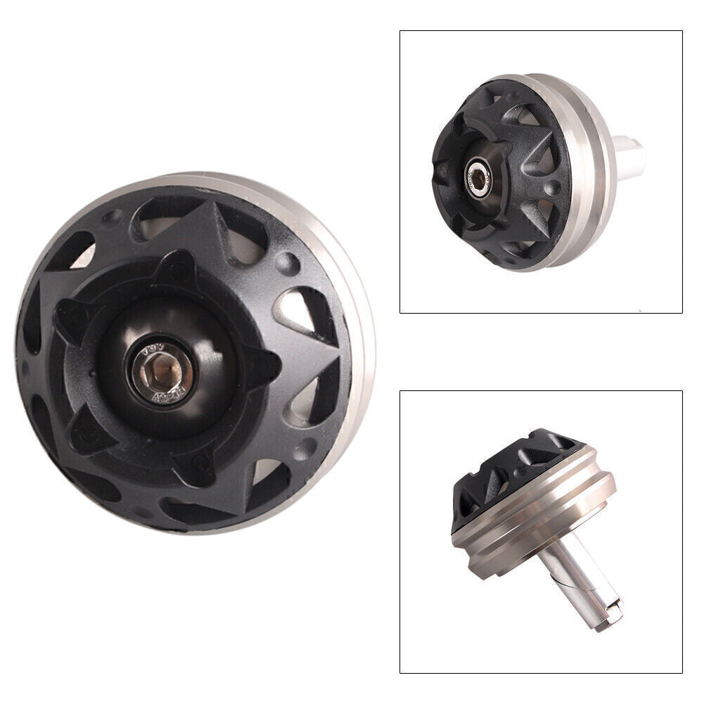 1X Rear Fork Wheel Frame Slider Protector Cap for BMW R1200GS 2013-2017 Aluminum