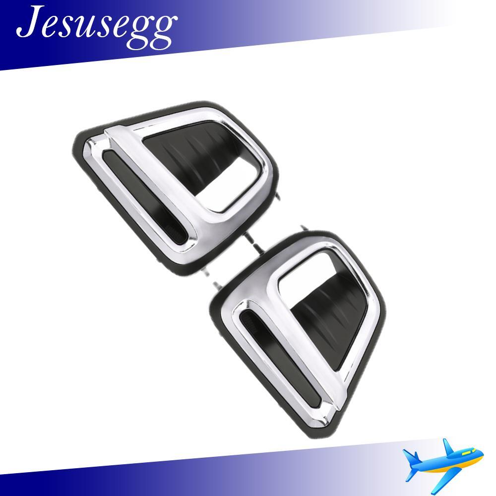 2Pcs Fog Light Trim Chrome Left Right Side Fit for Subaru for Forester 2019 - 2021