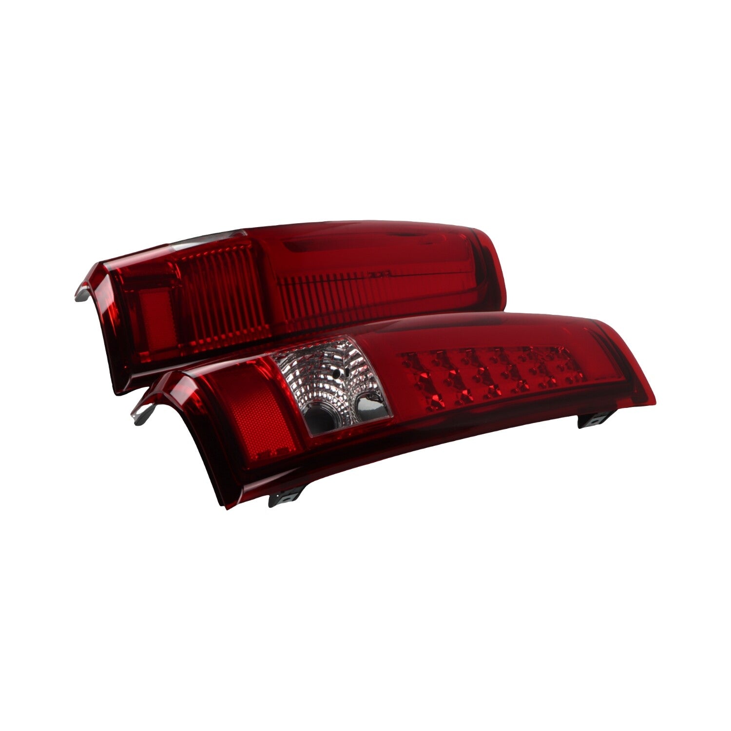 For 2003-06 for Chevy Silverado 1500 2500 3500 Red LED Tube Tail Lights Brake Lamps