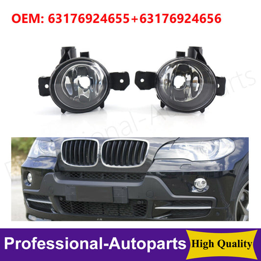 1Pair Fog Lights Driving Lamps for BMW 1 E81 E82 E87 E88 X1 E84 X3 E83 X5 E70