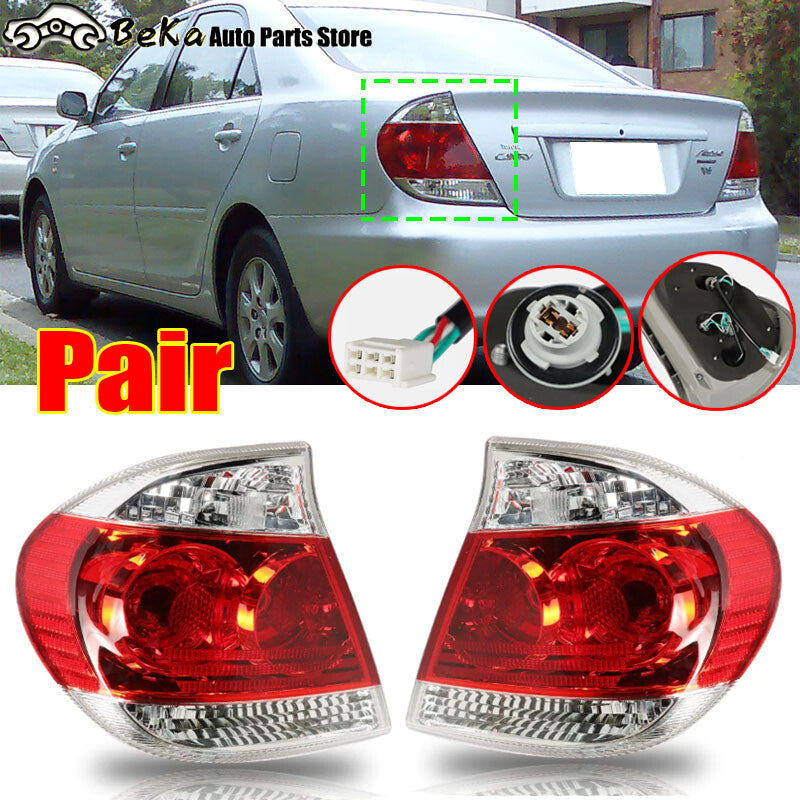 A pair of left and right brake light assemblies for a 2005-2006 for Toyota for Camry .