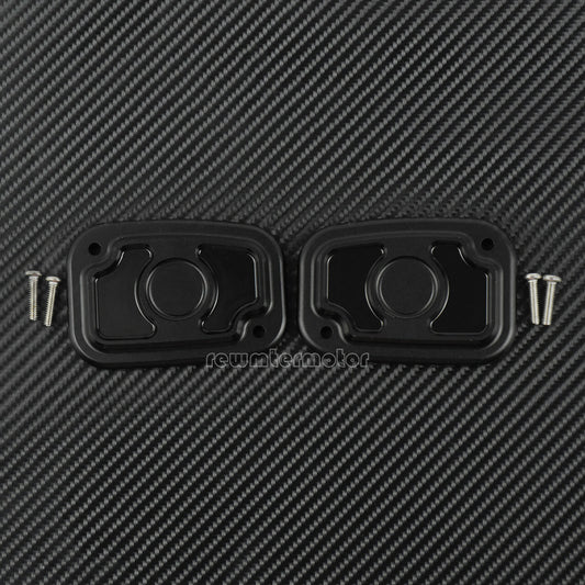 Left  Right Brake Master Cylinder Cover Fit for Harley Touring FLHT FLHR TRIKE