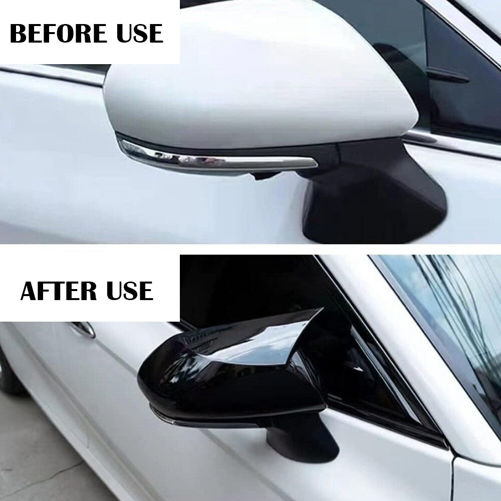 Car Ox Horn Side Rearview Mirror Cover Mirror Protector for Toyota for Camry 18-23