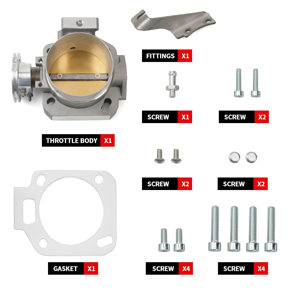 New Billet 72mm Throttle Body For K-Series K20 K24 PRB/PRC/RBC/RRC