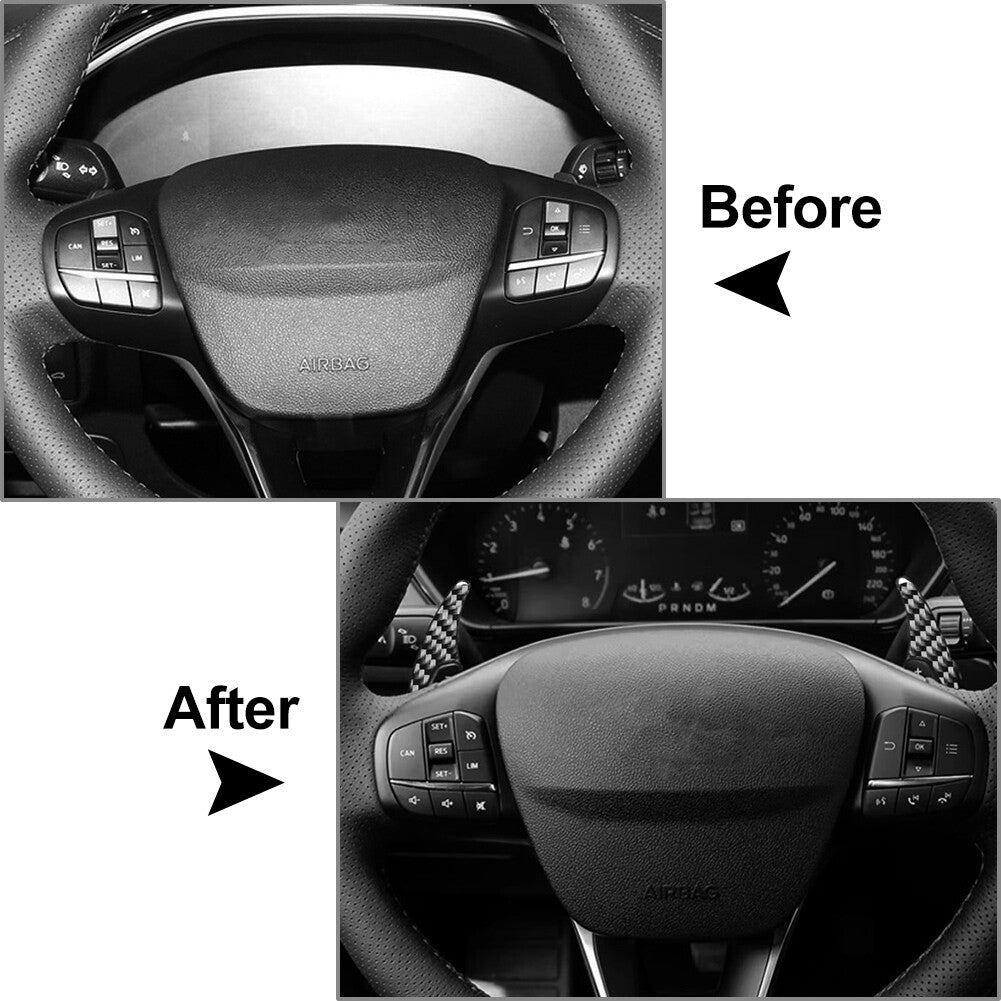Steering Wheel Shifter Paddle Extension for Ford Focus EcoSport Escape Kuga