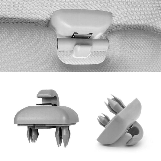 2 Gray Sunshade Clips for Audi A3 A4 A5 Q5 A7 B6 B7 B8 S5 S4 TT 8E0857562A