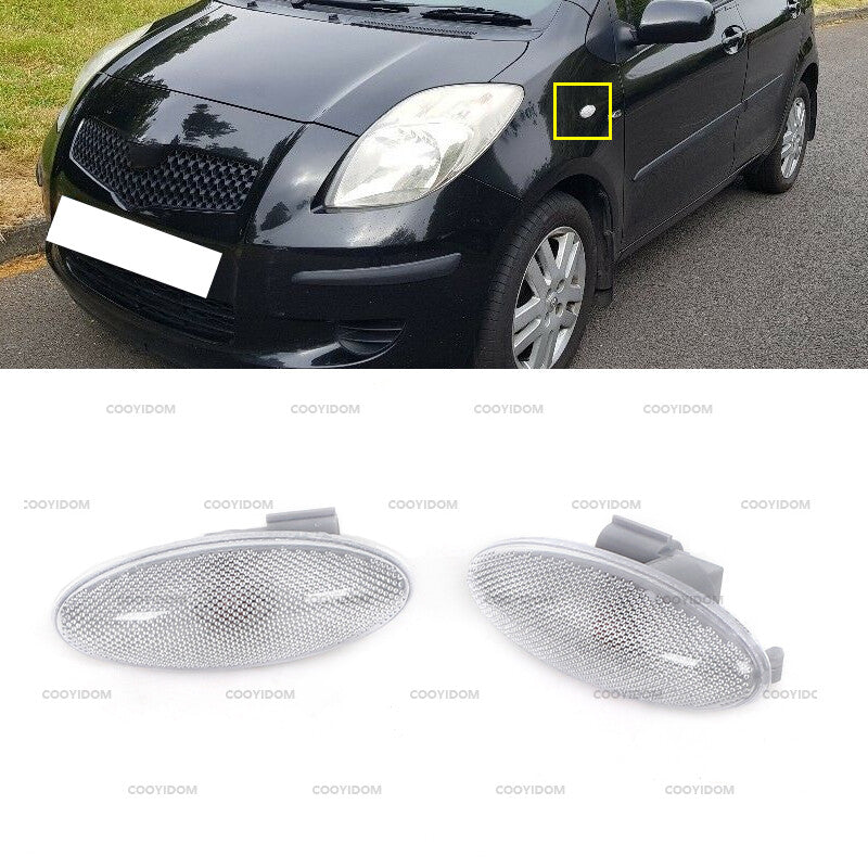 Pair Side Marker Indicator Lamp for Toyota Vios Sedan Yaris Hatchback 2006-2013