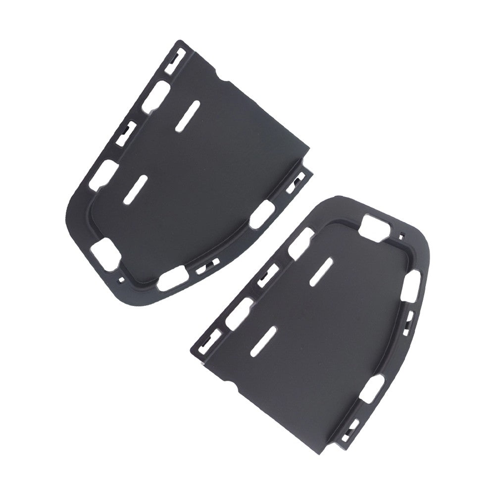 2Pcs Bumper Face Bar Grille Front Left Right Outer for 2014-2020 4-Series Black