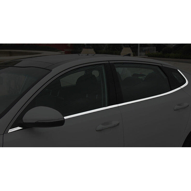 Chrome Steel Windows bottom Strip Sill Molding Cover Trim for Kia Optima 2016-20