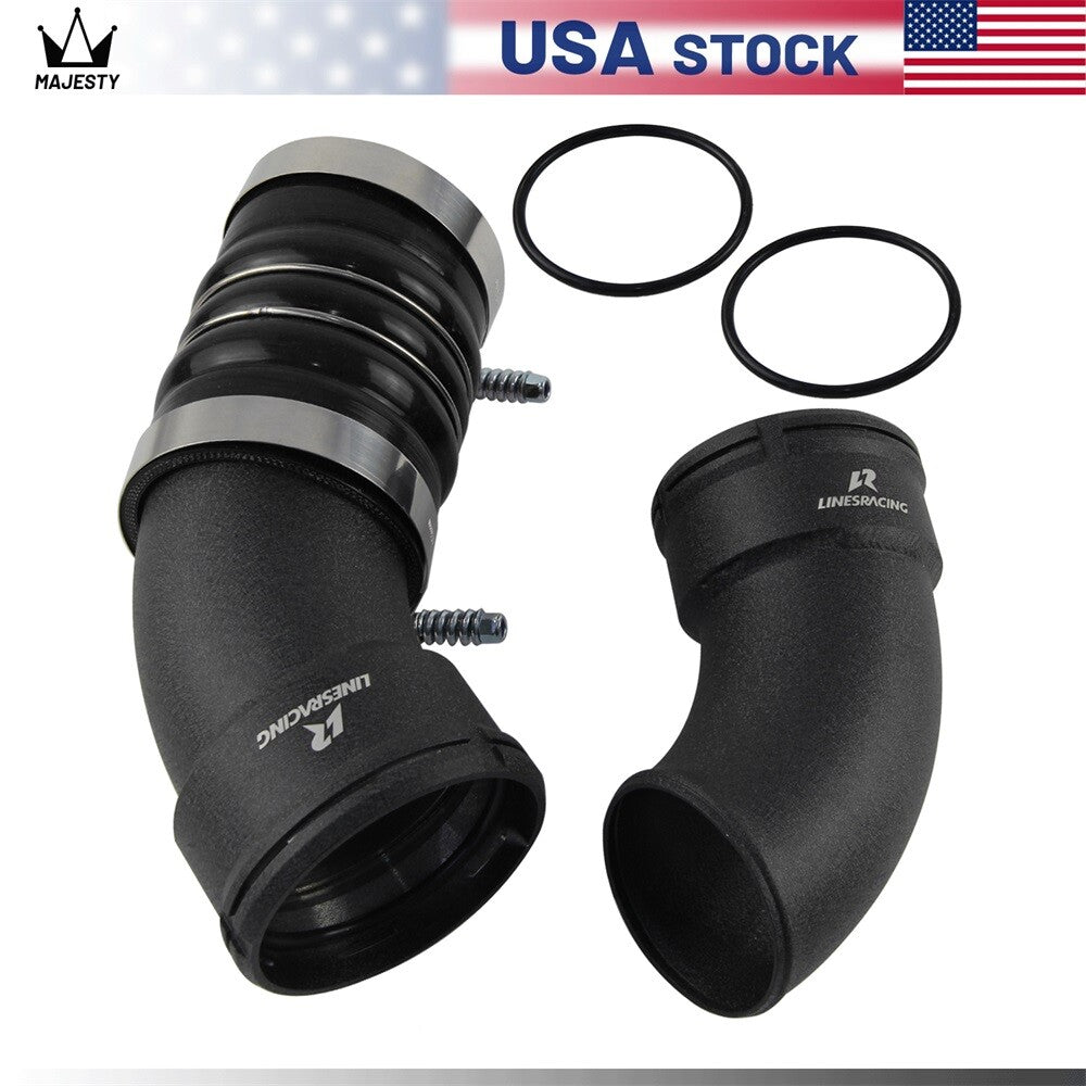 Cold-Side Intercooler Pipe Boot Kit For 06-10 for Chevy Silverado 2500 HD/3500 HD
