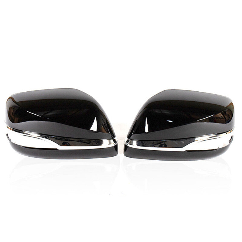 A pair of exterior car side mirror covers for Lexus GX460 2010-2021.