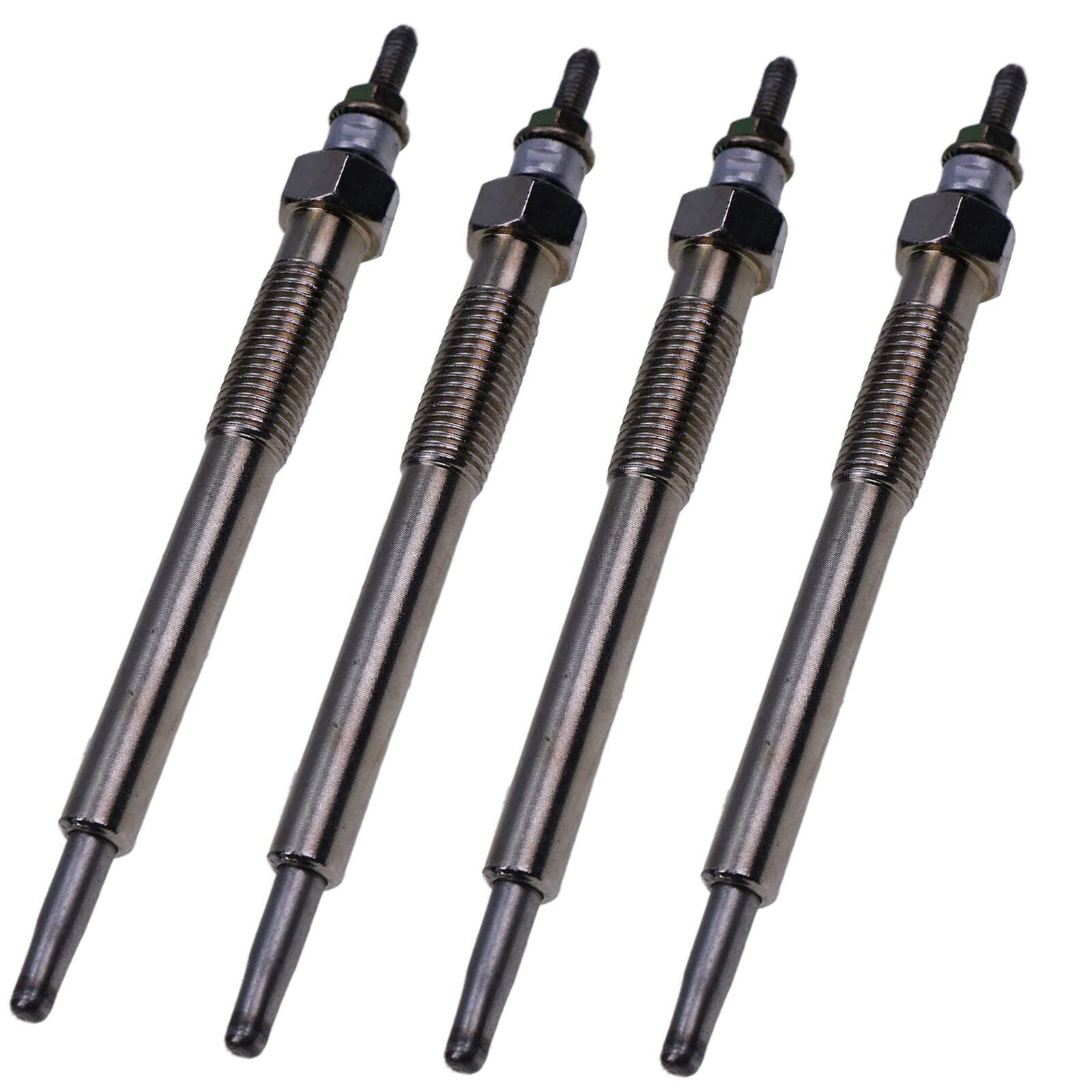 (4) Glow Plug 1G911-65510 for Kubota Engine V2203-M-DI V2403-M-DI V2003T-M-DI