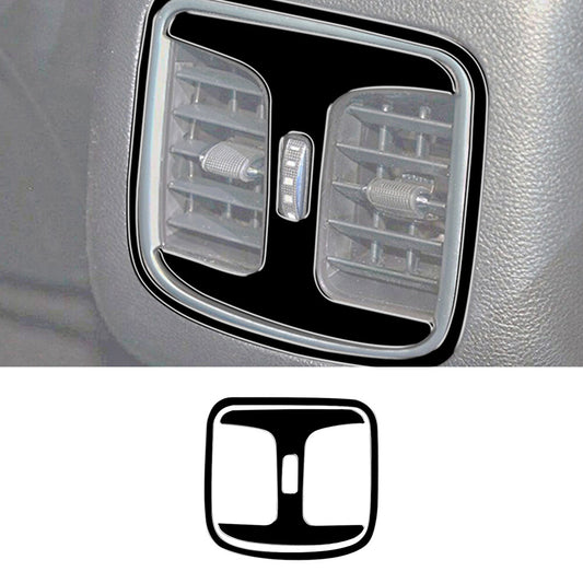Gloss Black Rear Air Vent Outlet Cover Trim for Chrysler 200 2015-2017 Type A