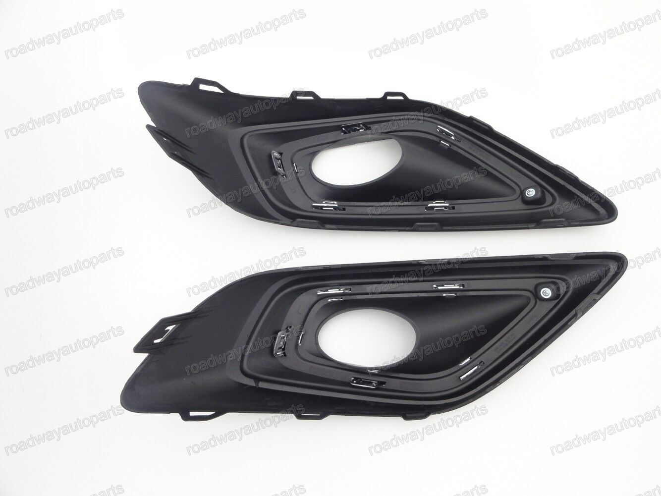 1Pair Front Fog Light Lamp Cover Bezel Chrome Trim Fit for Honda Jade 2014-2016