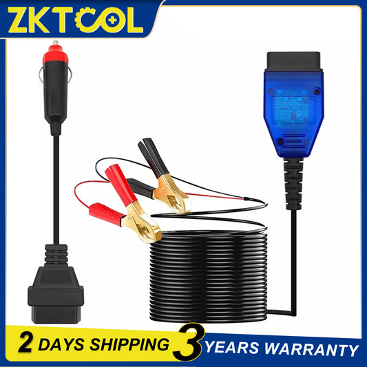 Car Memory Data Saver Automotive Emergency Power Supply Cable Battery Cable OBD