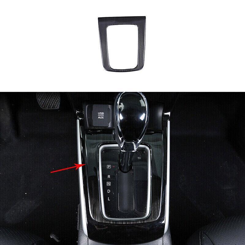 Car for Nissan Sentra 13-19 Black Titanium Central Console Gear Shift Frame Trim