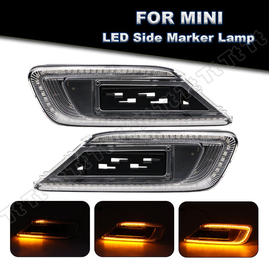Sequential LED front marker lights for 2016 and later for Mini Cooper F54 Clubman