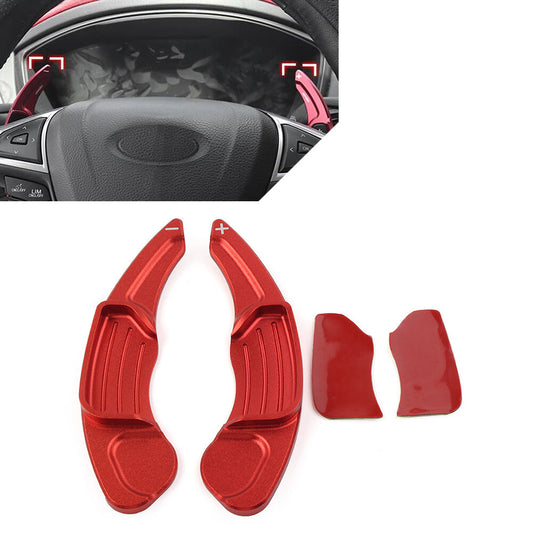for Ford Fusion Mondeo Taurus Red Steering Wheel Shift Paddle Shifter Extension