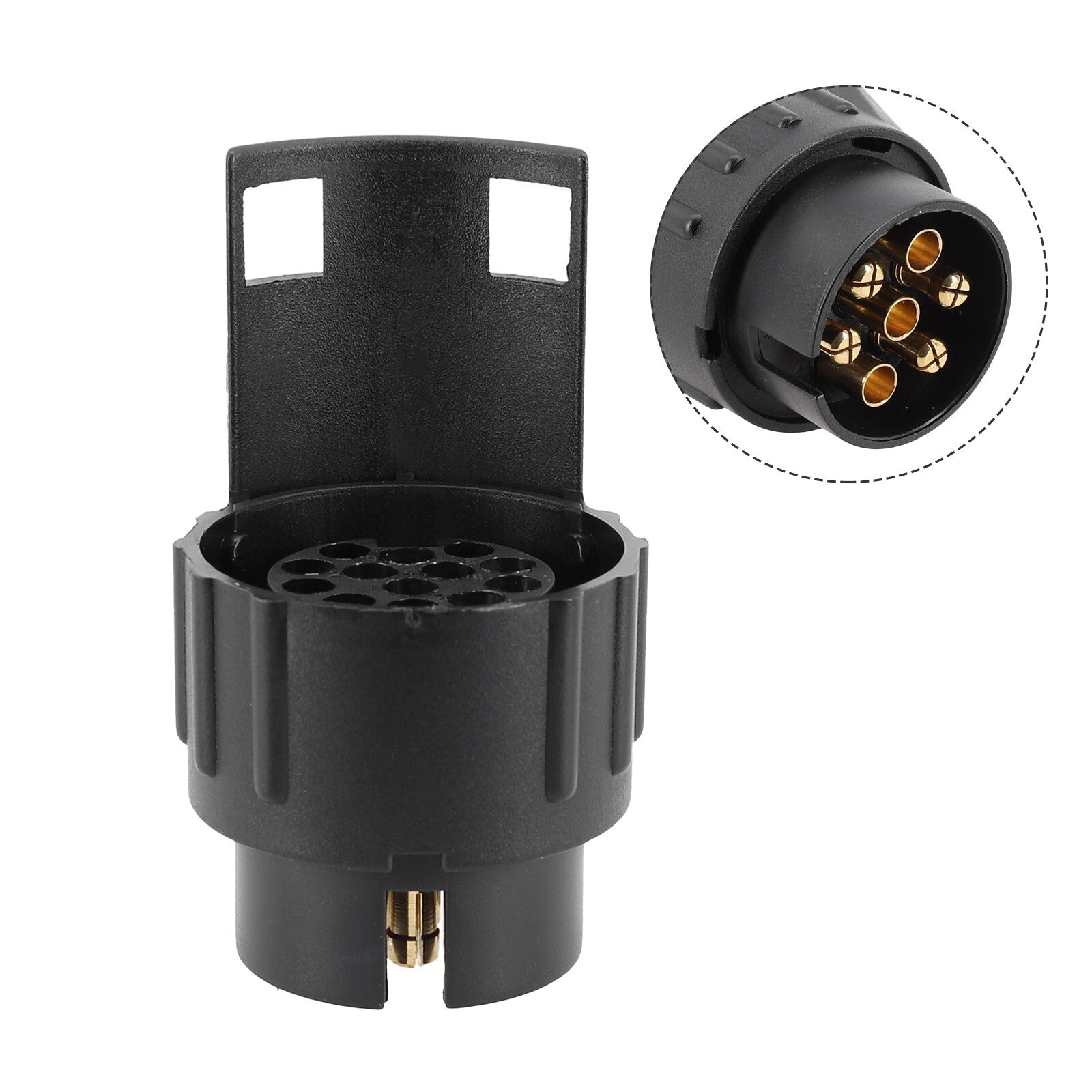 7-13 pin trailer/caravan/mop electric socket adapter plug converter
