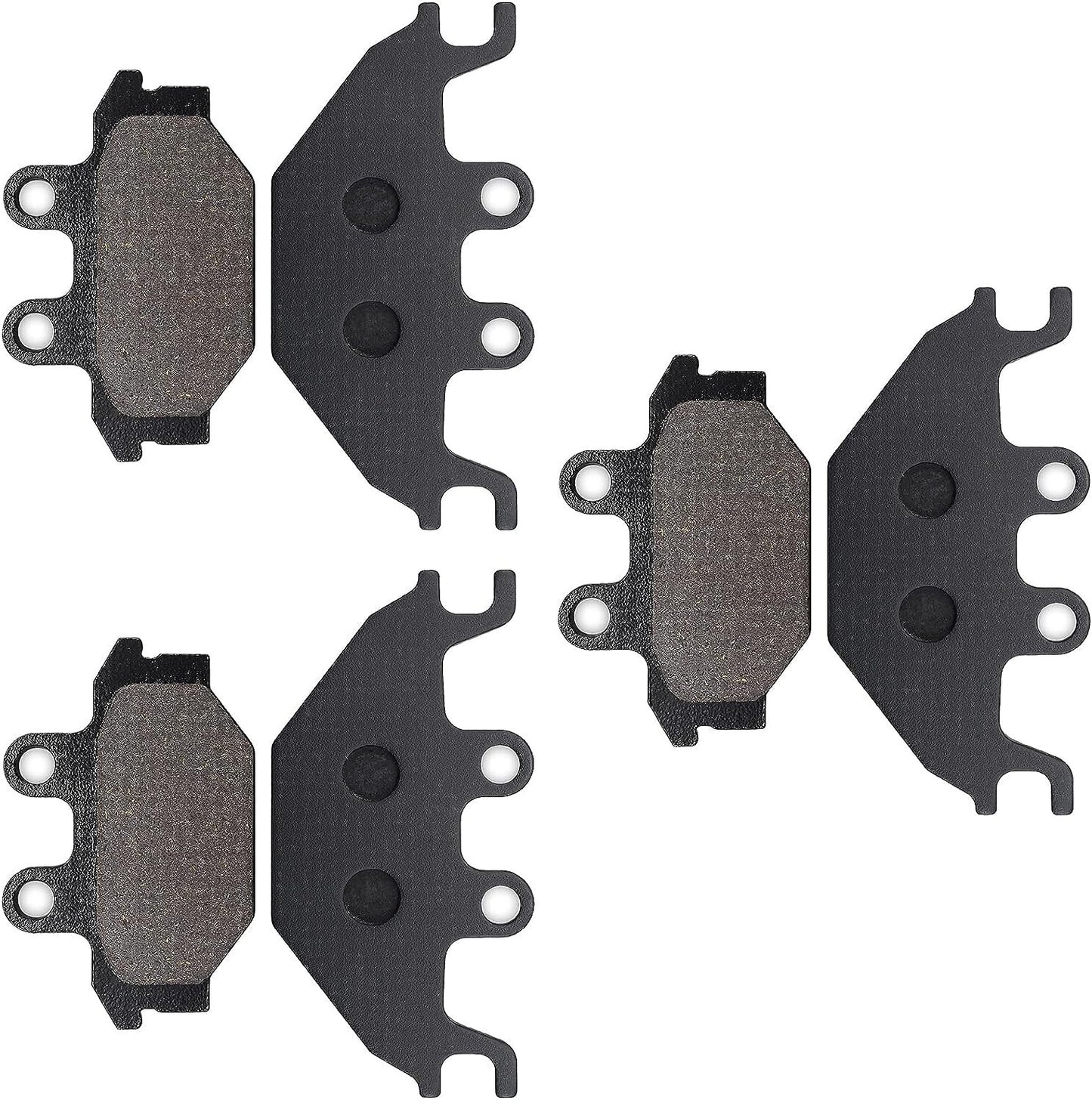 Front and Rear Semi-Metallic Brake Pads for Kawasaki KVF300 KYMCO MXU 250 300
