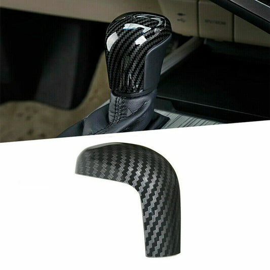 ABS Carbon Fiber Gear Shift Knob Cover Trim Fit for Toyota for Camry 2018-2021