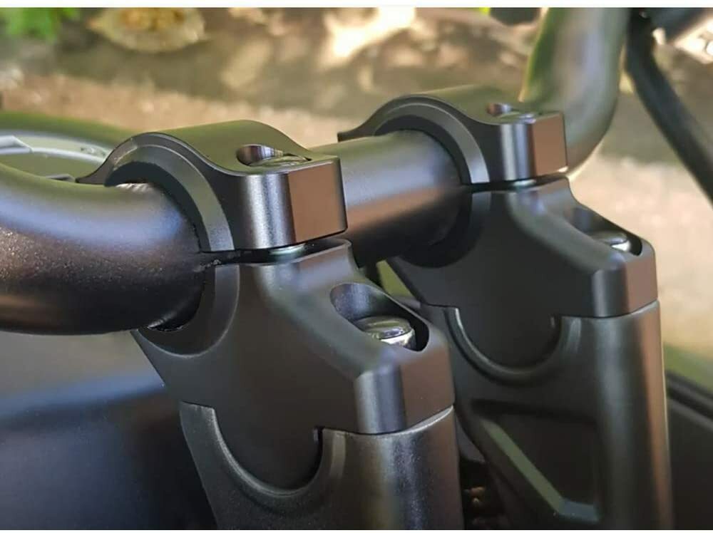 22mm 7/8 Handlebar Risers W/Clamps for Kawasaki 500R 650 250 300 ER-6N