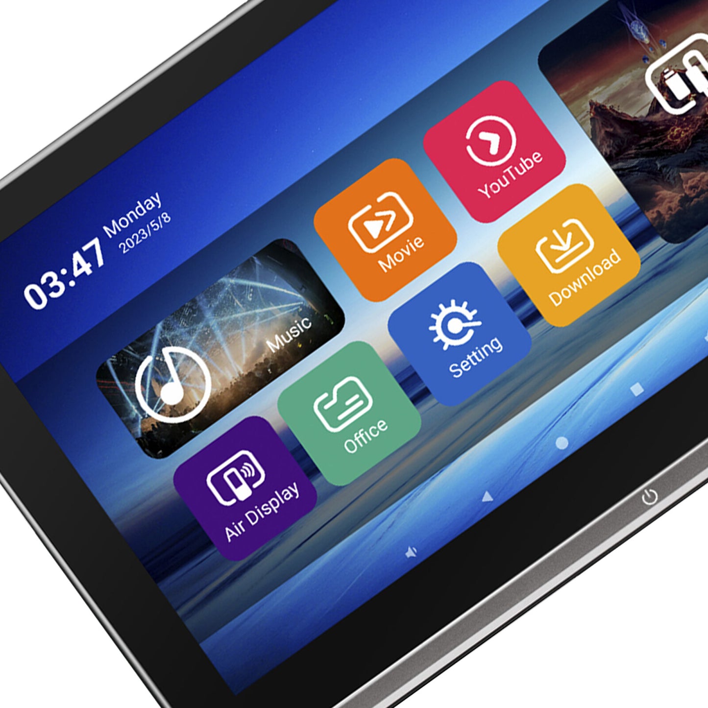 11.6'' Car Headrest Monitor 2+32GB Android 11 Bluetooth Touch Screen Player WIFI